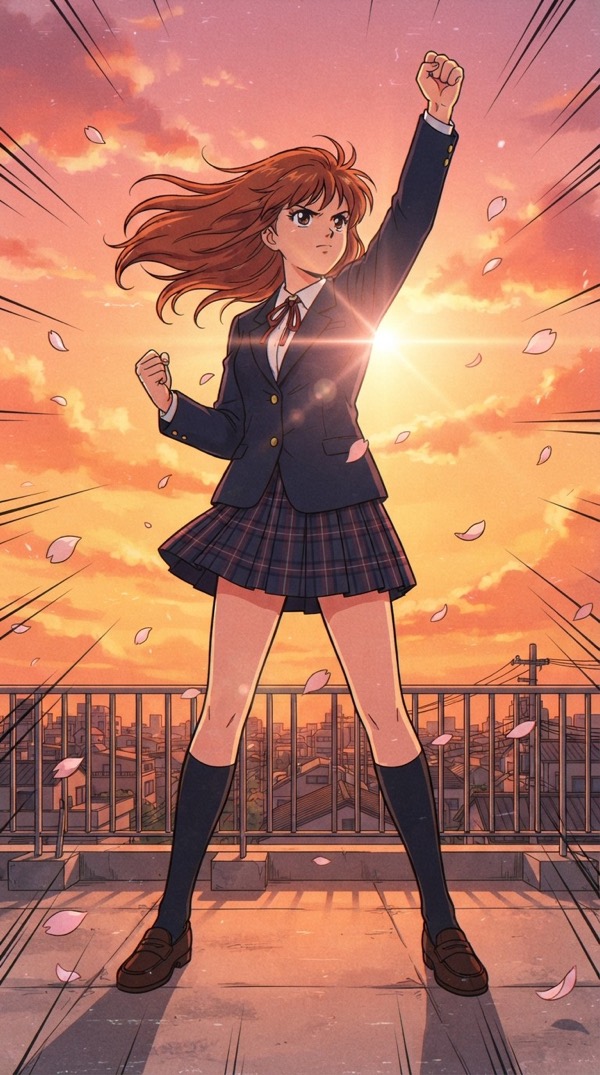 90s Anime Opening AI video trend