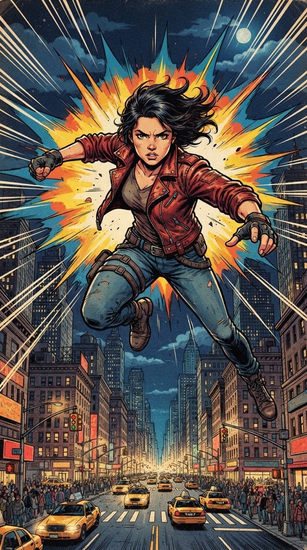 Comic Book AI video trend