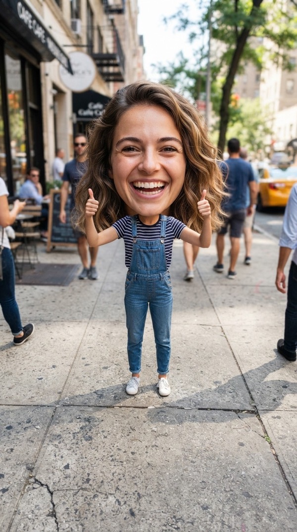 Big Head Filter AI video trend